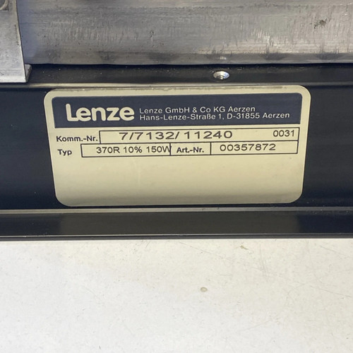Lenze bremswiderstand 370 - bremswiderstand, ohm