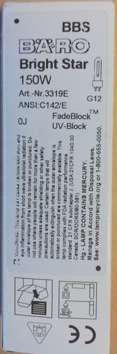 Bäro bbs 150w g12 - x,