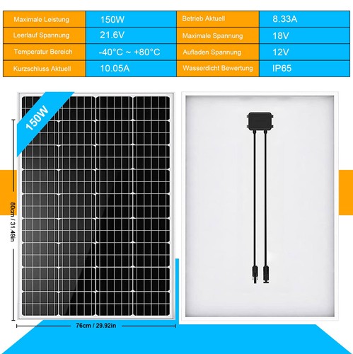 150w solarmodul 18v für - 150w,