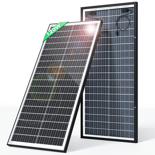 120w bifaziale solarpanel glas - 120w,