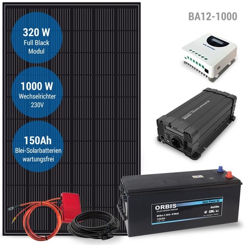 Insel solaranlage 1000w - solaranlage, ac